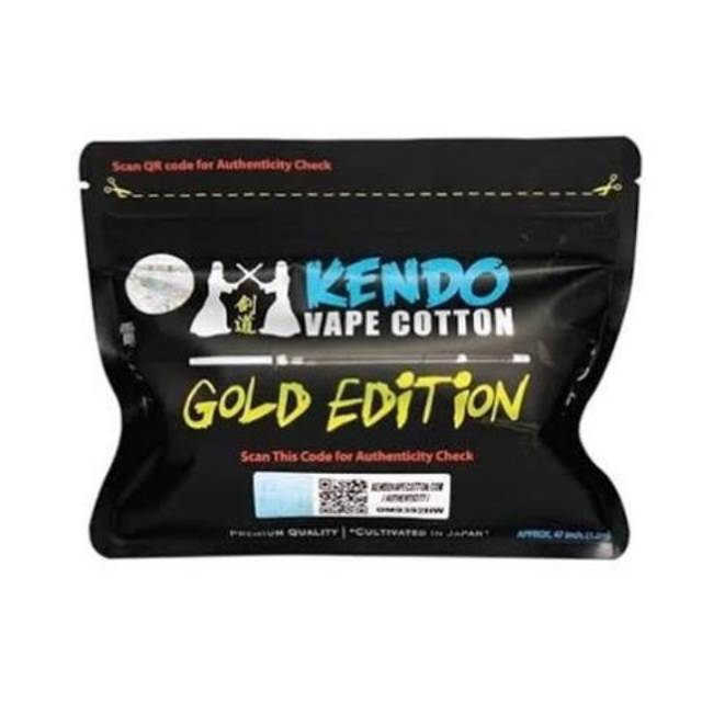 Kapas Vape Kendo cotton Vape Vaporizer - Kendo cotton Gold Edition