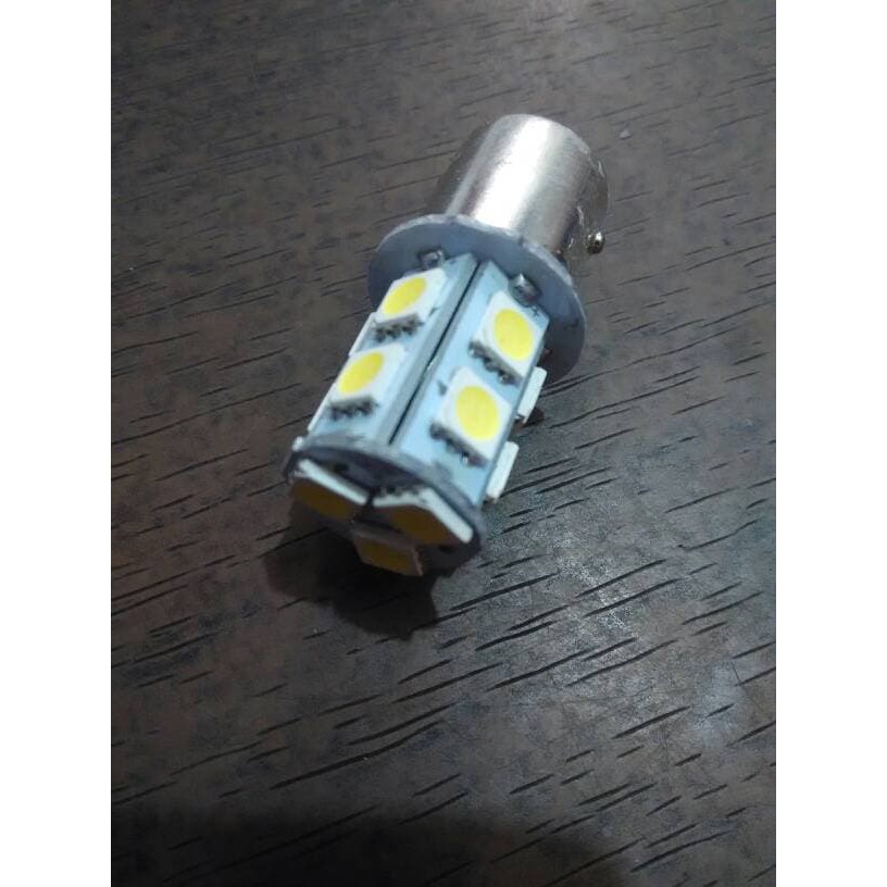 BARANG TERBAIK lampu rem bohlam stop led 13 mata titik kedip strobo racing balapan standar