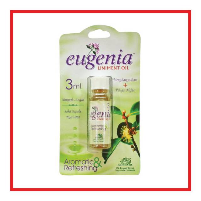 Eugenia Clove Oil Minyak Angin Gosok Aromatherapy