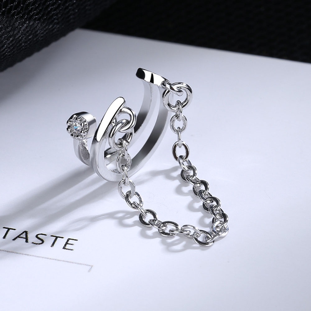 EE0582 - Satu Anting Jepit Wanita Kpop Korea BTS EXO NCT DAY6 SKZ GOT7 Daniel Enhypen Treasure Day6 BigBang Blackpink Twice Red Velvet Itzy Ive Aespa Loona New Jeans Stayc