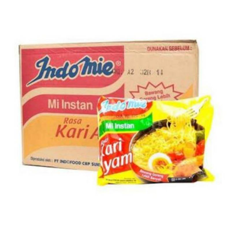 

Indomie Mie Instan Kari Ayam 1 dus isi 40