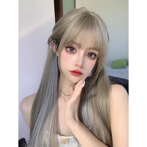 CC224 full wig korean long blow 65 cm