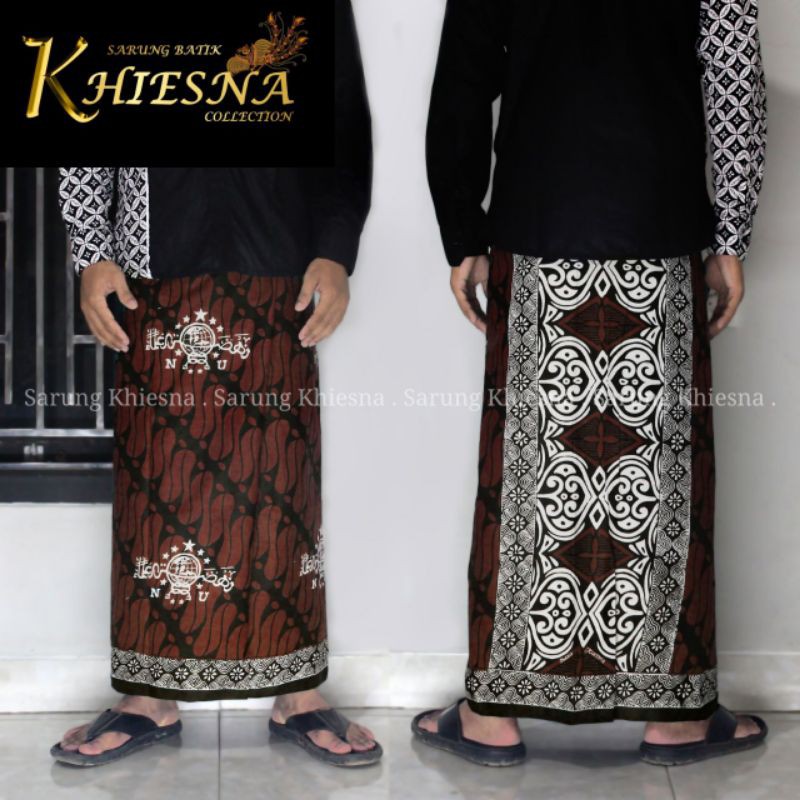 sarung print motif wayang + NU