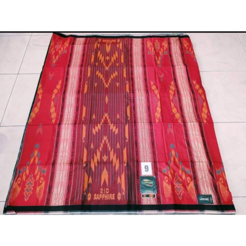 Sarung sapphire SDF SDK motip BHS SGE merah