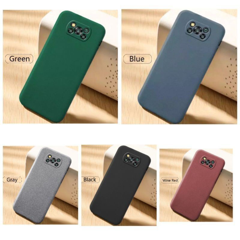 Soft Case Poco X3 NFC + Pro Slim Matte Silicon Sandstone