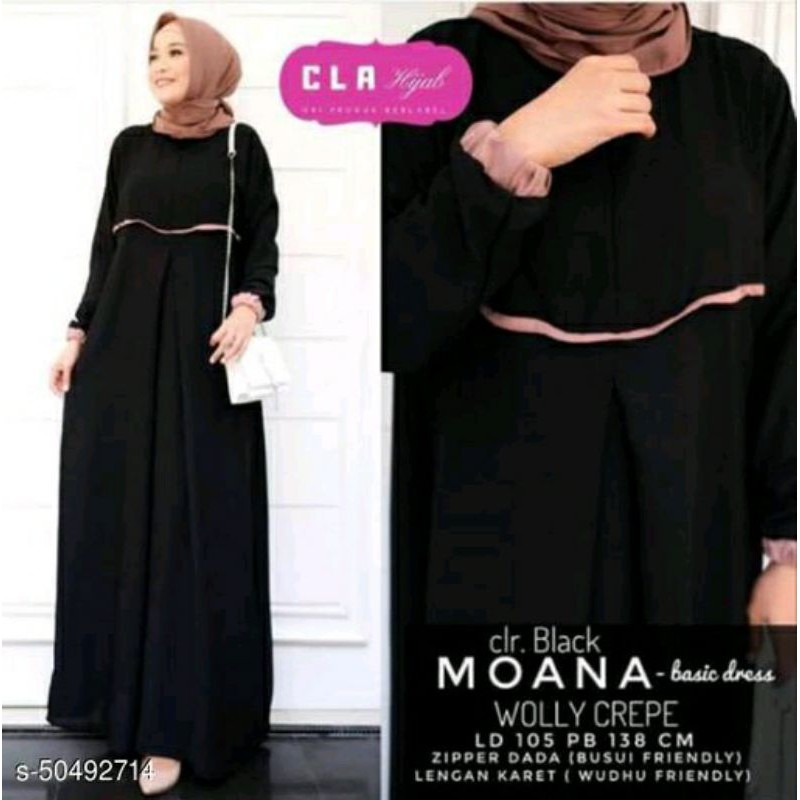 GAMIS MOANA DRESS BLACK