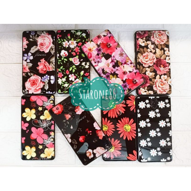 Case Fuze Nokia 9 Black Flowers