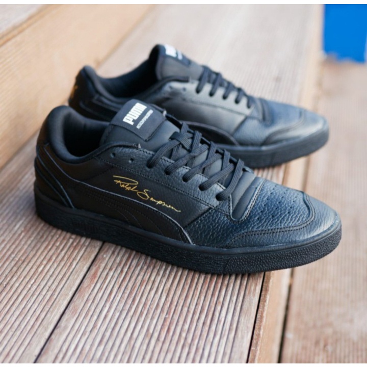 Septu Sneaker Pria Pum4 Ralph Sampson Sepatu Pum4 Ralph Sampson Full Black Sepatu Sneaker Premium BN