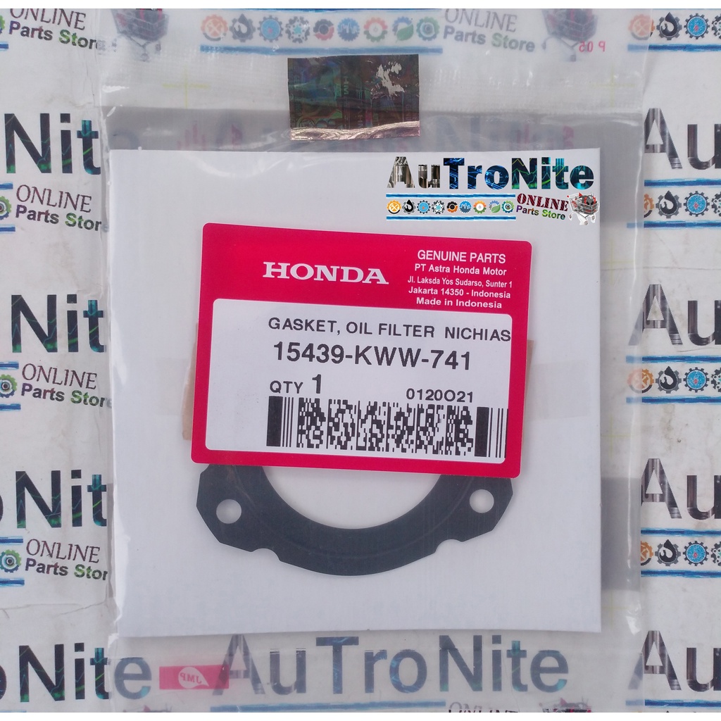 Packing GASKET oil filter 15439-KWW-741 Ori Honda Astrea Grand Legenda Supra Fit 100 Absolute Revo B