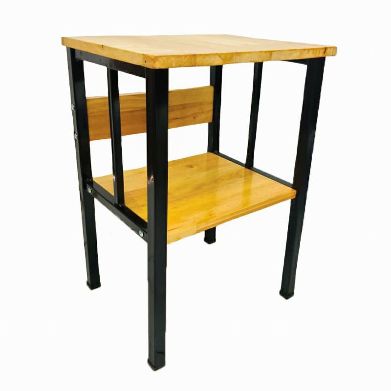 Rak Dispenser Kayu Kaki Besi (4219)