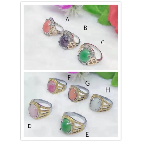 Cincin xuping permata warna warni perhiasan a-h