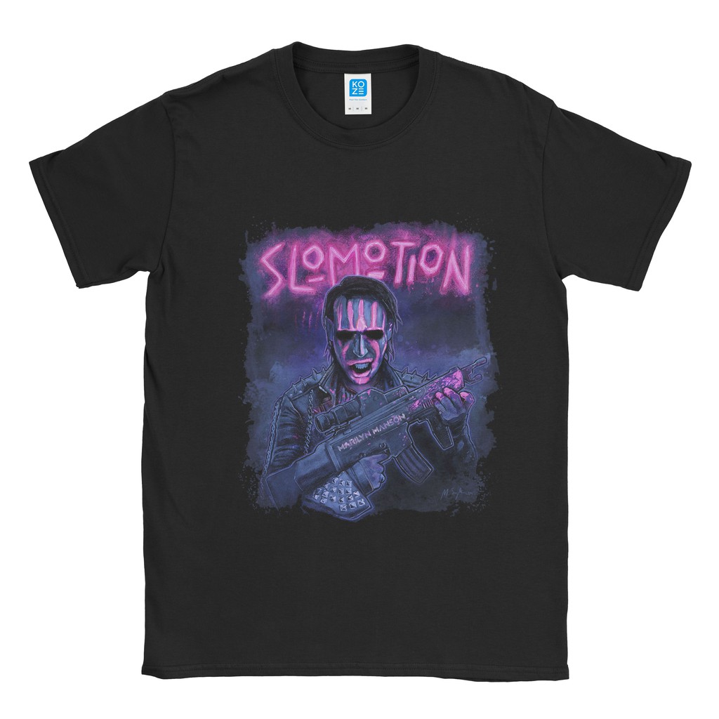 Baju Kaos Band Marilyn Manson Gun