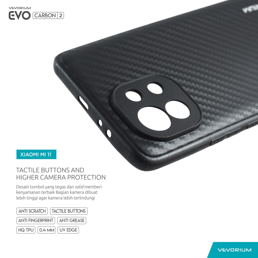 VEVORIUM EVO CARBON Xiaomi Mi 11 Mi11 Soft Case Softcase