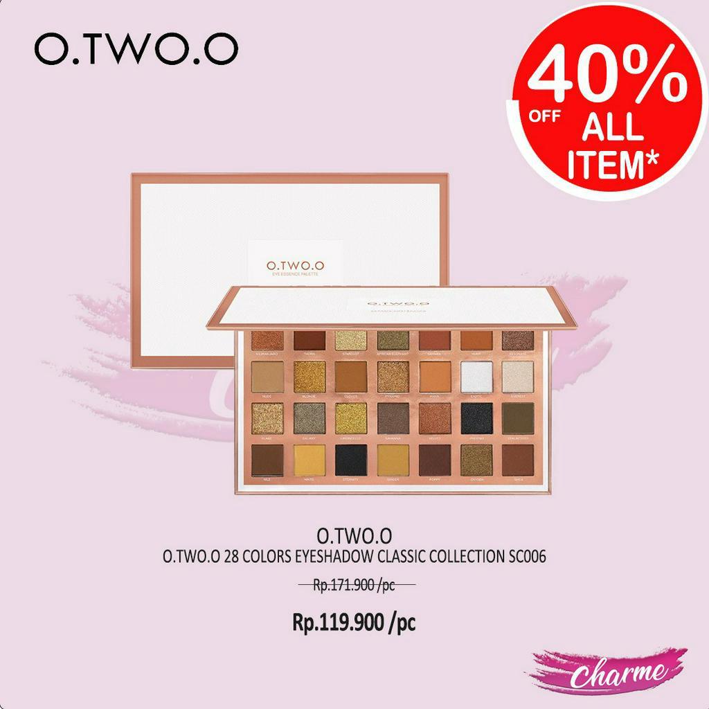 (READY &amp; ORI) O.TWO.O Otwoo 28 Colors Eyeshadow Classic Collection O Two O - SC006