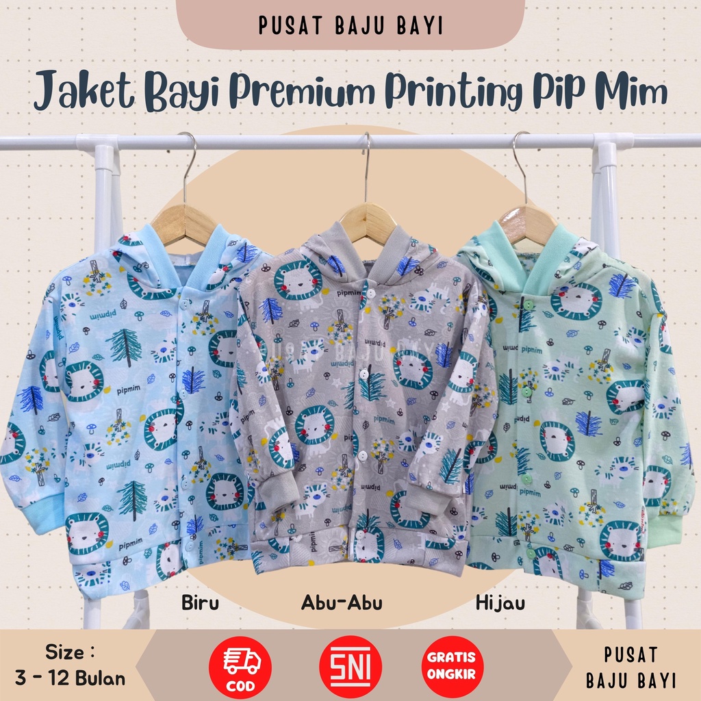 Jaket Bayi Premium 3 - 12 Bulan merk SNI PIP MIM