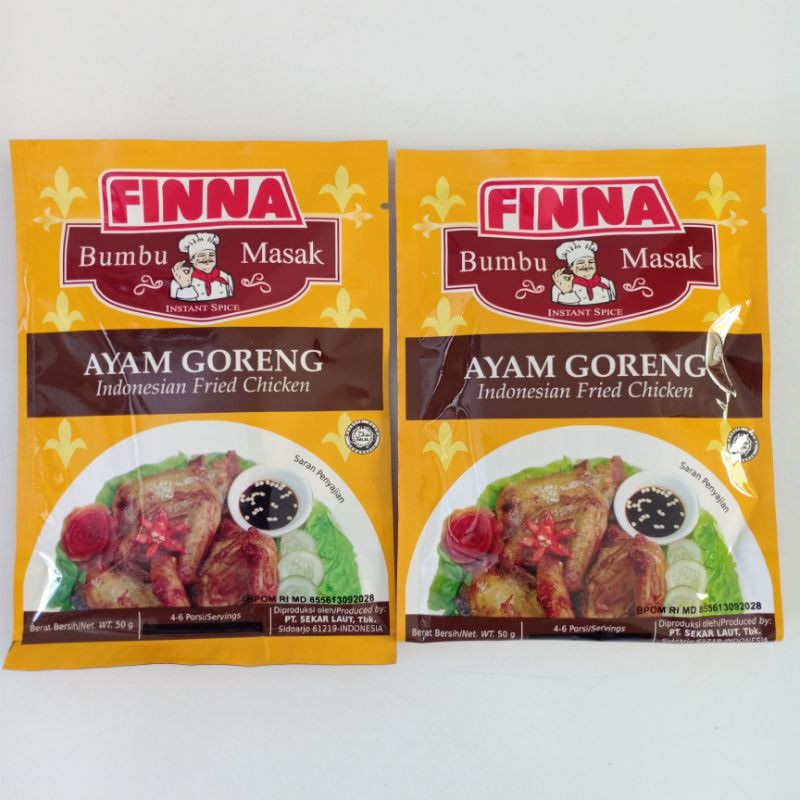 

Bumbu Ayam Goreng Finna 50 gram