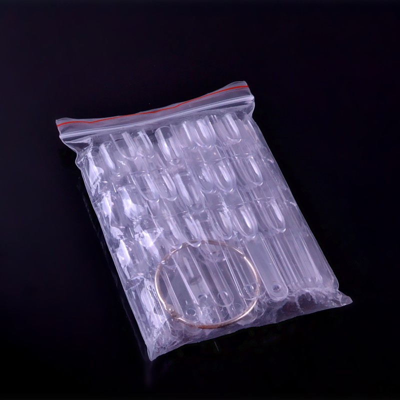 HASIL IMPORT 50pcs/set 150 Tips 3 Knots Nail Art Display Natural Fan-Shaped Chart For UV Gel Nail