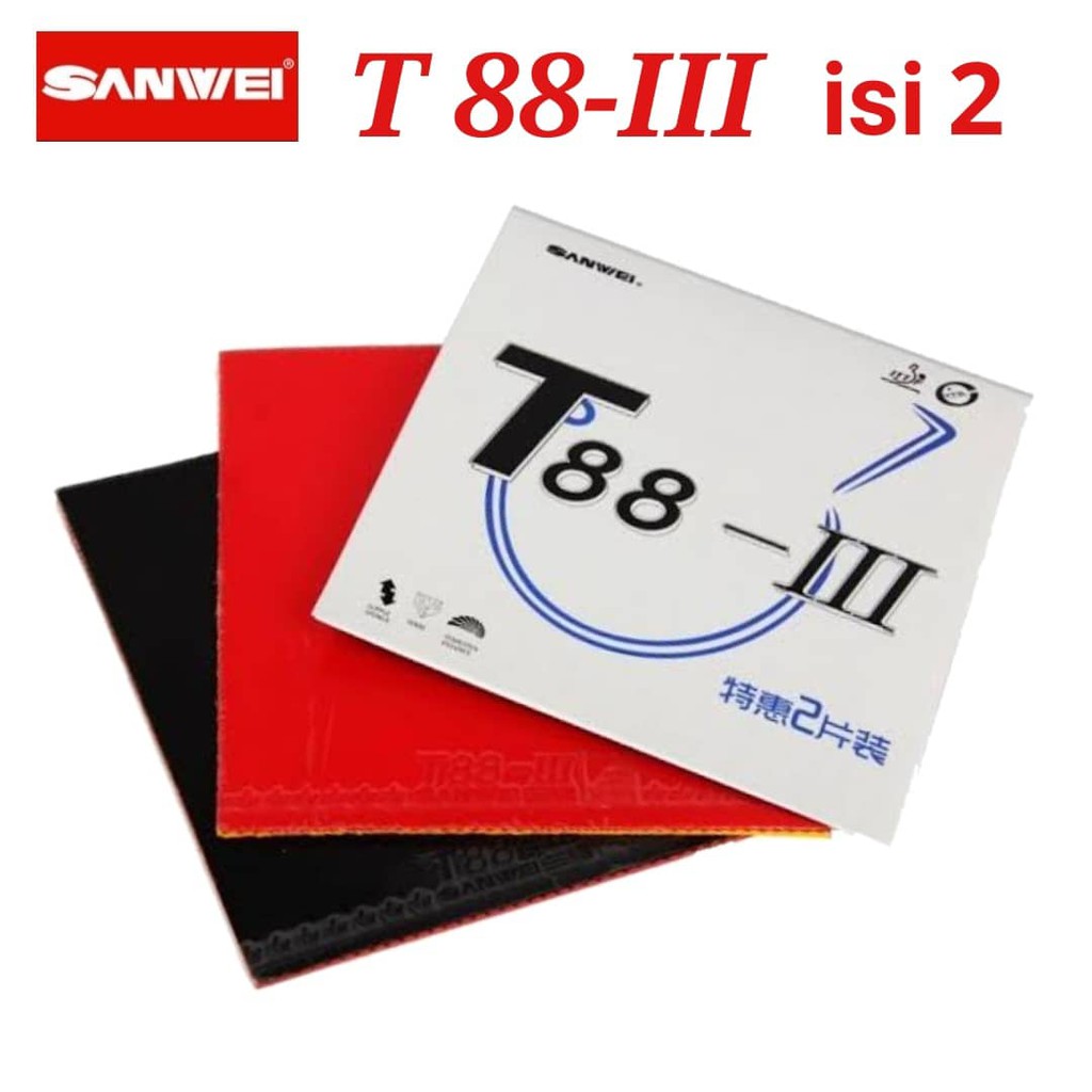 Karet Bet Pingpong Sanwei T88 isi 2