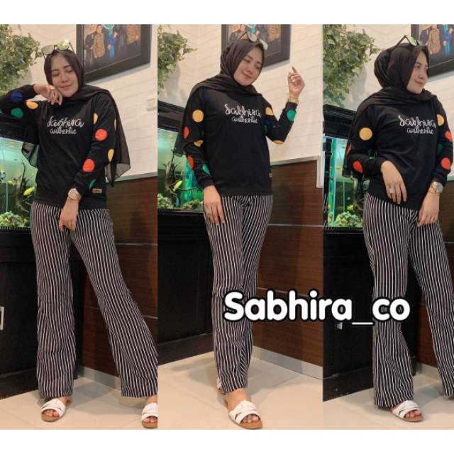 Kaos sabhira terbaru original hitam