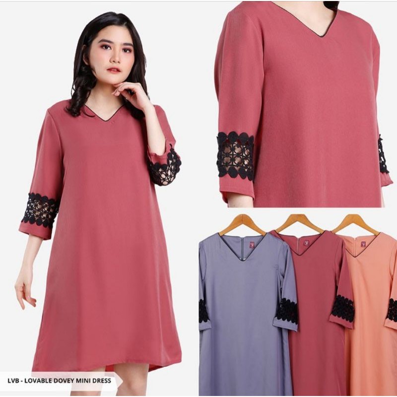 Lovable Dovey Mini Dress