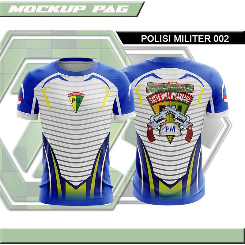 Baju Kaos jersey "POLISI MILITER" 002