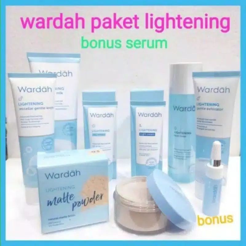 Wardah Cosmetic / Paket wardah 8 produk / Paket seserahan / Seserahan Wardah kosmetik/ Makeupset