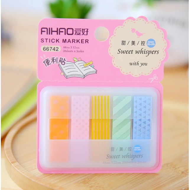 

Sticky Notes / Stick Marker / Pembatas Buku Mini Sekaligus Notes - KSY082
