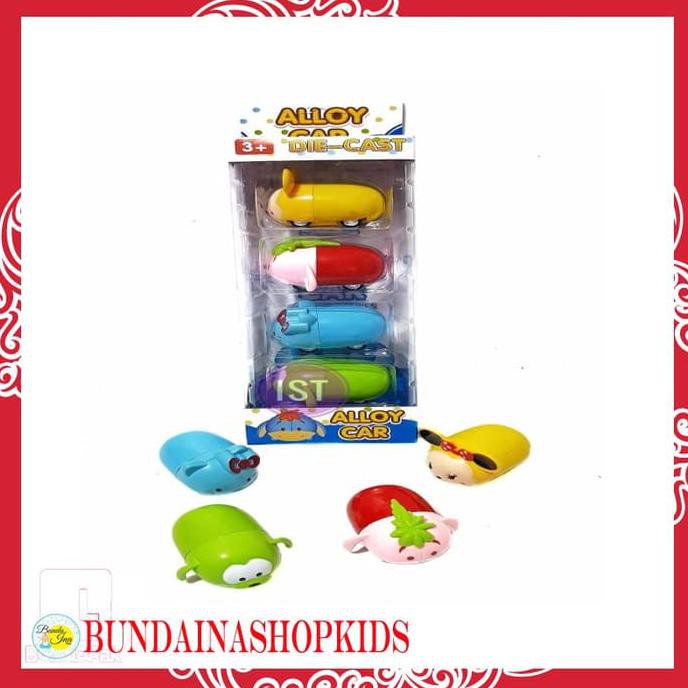 MAINAN Die Cast Alloy Car Mobil SumSum 4 pcs No.003-7 MURAH
