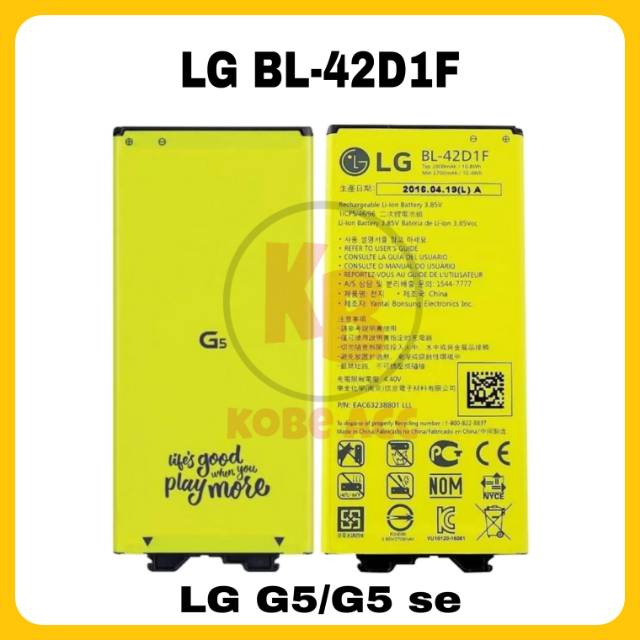 Baterai LG G5 / G5 Se BL-42D1F Original