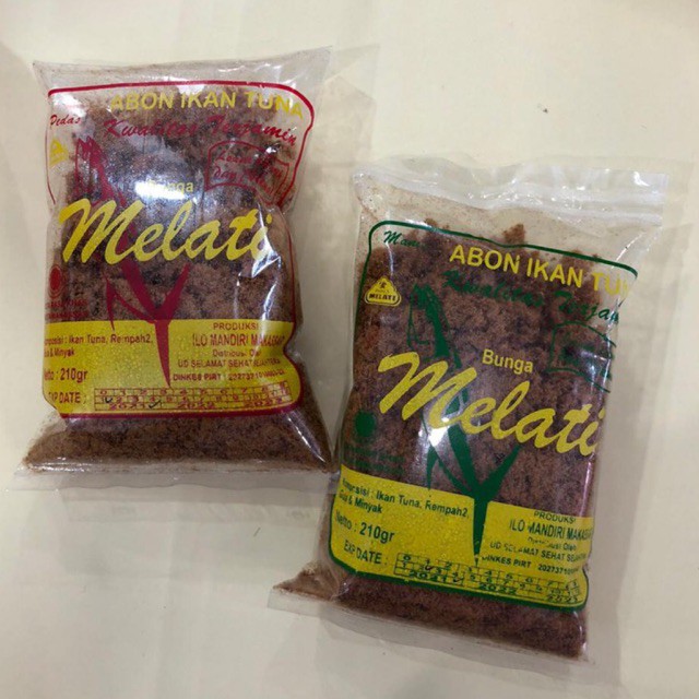 

ABON TUNA PEDAS / MANIS MELATI 210gr