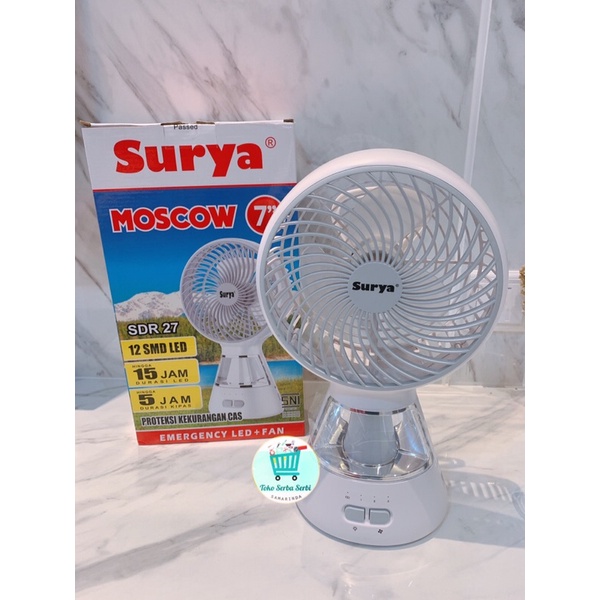 Lampu kipas emergency surya moscow