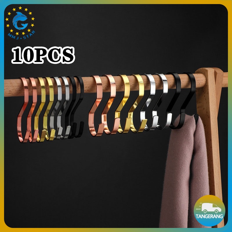 【10PCS】S-shaped Hanger Hook/Gantungan S Serbaguna/Kait Gantungan S