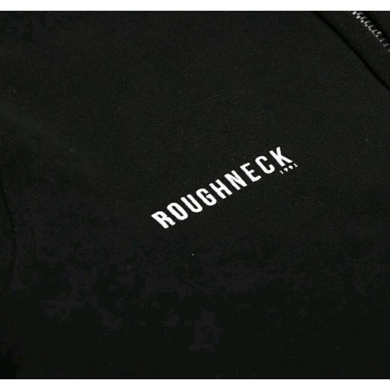 ROUGHNECK 1991 HOODIE ZIPPER  SMALL LOGO (HD BLACK 91)