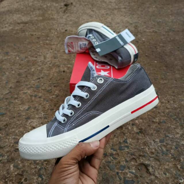 SEPATU TERLARIS CONVERSE 70s ABU PUTIH PREMIUM