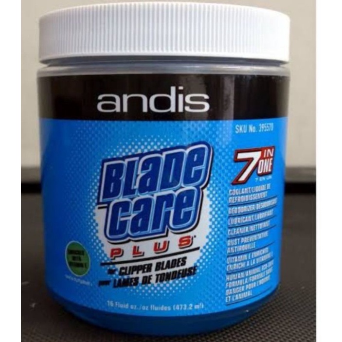 Andis Blade Care Plus / Cairan Pembersih Pisau Mesin Cukur / Pengasah Mata Pisau Clipper Trimmer Made USA Original