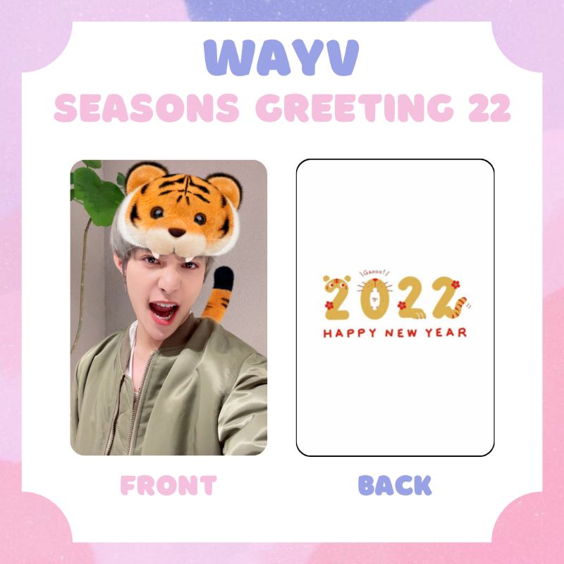 [WAYV] PHOTOCARD WAYV SEASONS GREETING 2022,  CHINESE NEW YEAR ‼️ BACA DESKRIPSI‼️