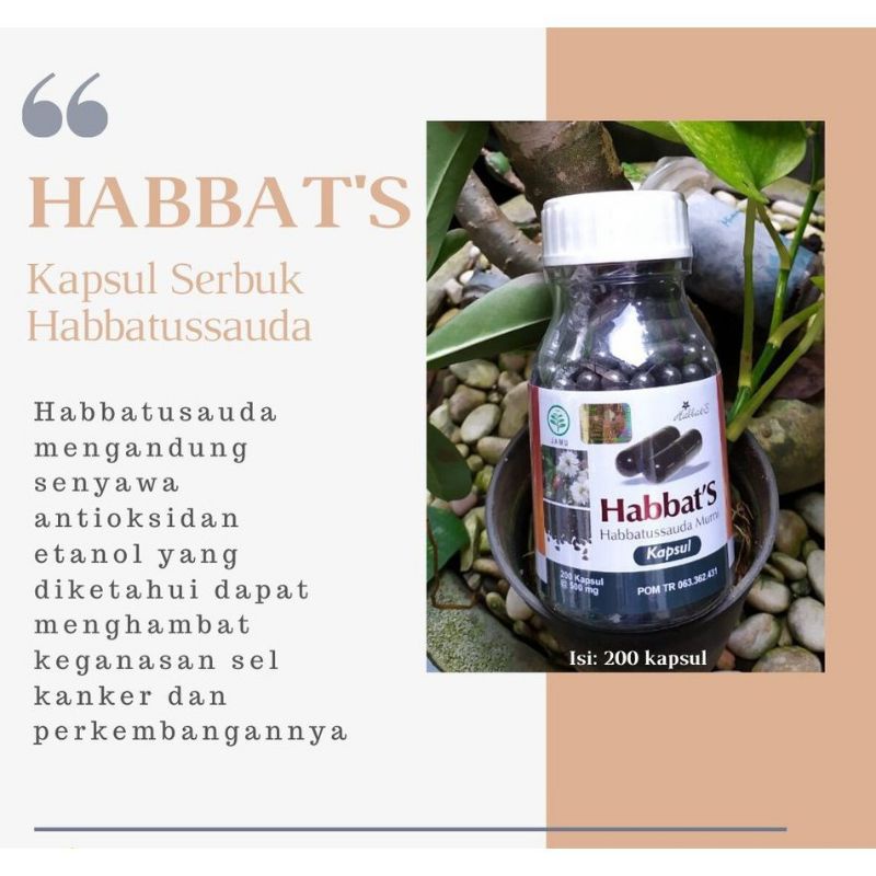 HABBAT'S (Habbatussauda jinten hitam)
