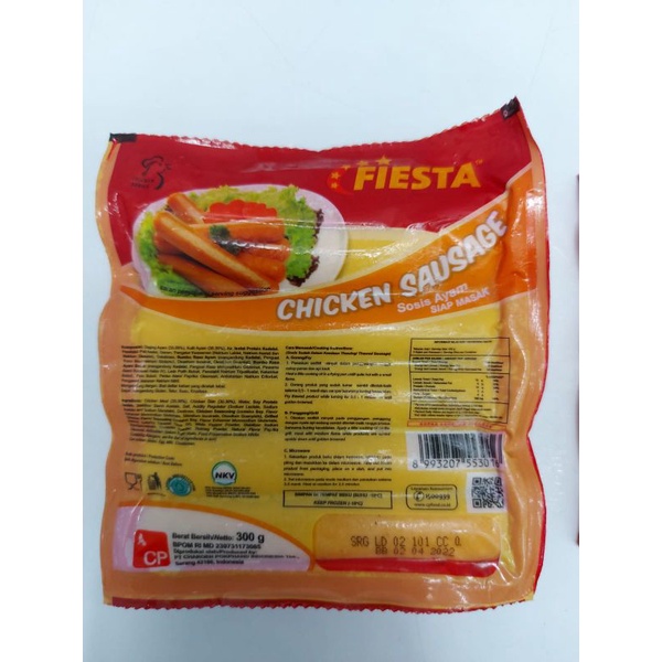 

Fiesta Chicken Sausages Sosis Ayam 300gr