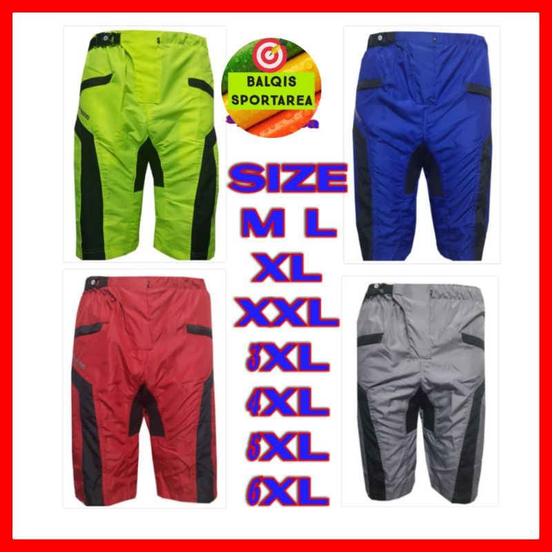 CELANA PENDEK SEPEDA GOWES PADDING PRIA PAKAIAN BERSEPEDA MTB DOWNHILL