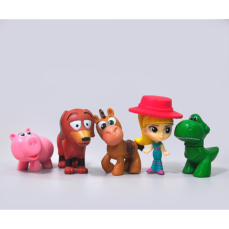 Toy Story Chibi Set Figure Topper Kue Hiasan Pajangan isi 17pcs