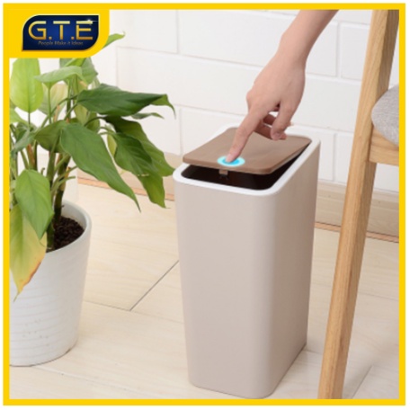 Tempat Sampah Minimalis / Tong Sampah Dapur Kamar Keranjang Sampah Plastik Serbaguna/ Trash Bin mini