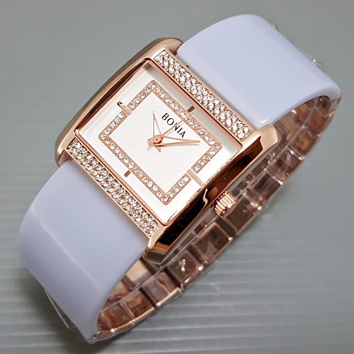 Jam Tangan Bonia Cewek: Jam Tangan Wanita / Cewek Bonia Granit Rantai Mica Grey B_SWH
