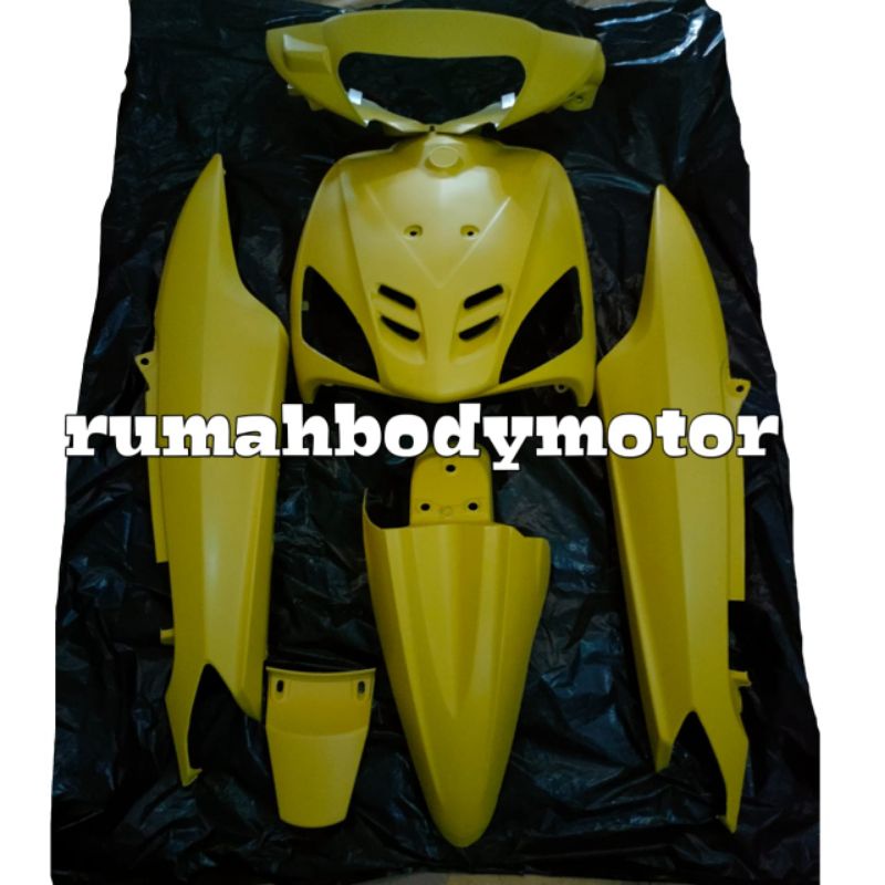 Yamaha Mio sporty cover body full halus Mio sporty/Mio lama biru tua doff, kuning doff,cabe doff, ma