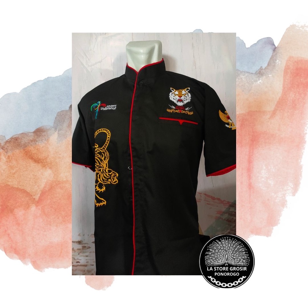 [450 gram] 014 Kemeja Macan Putih / Kemeja Baru / Atasan macan Putih