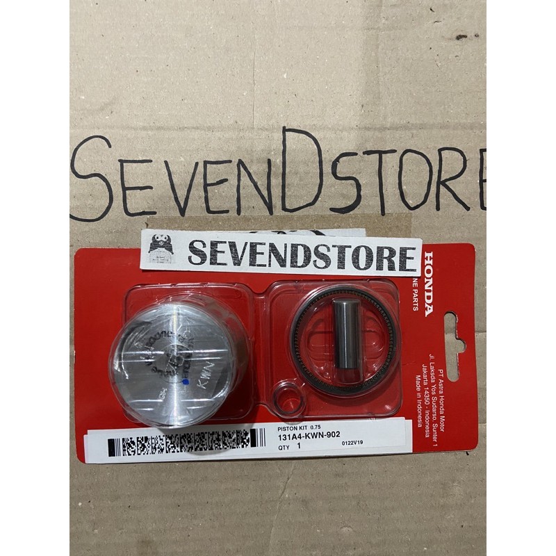 Piston kit seher ring set KWN Vario techno 125 Fi Original AHM-Os 0,75
