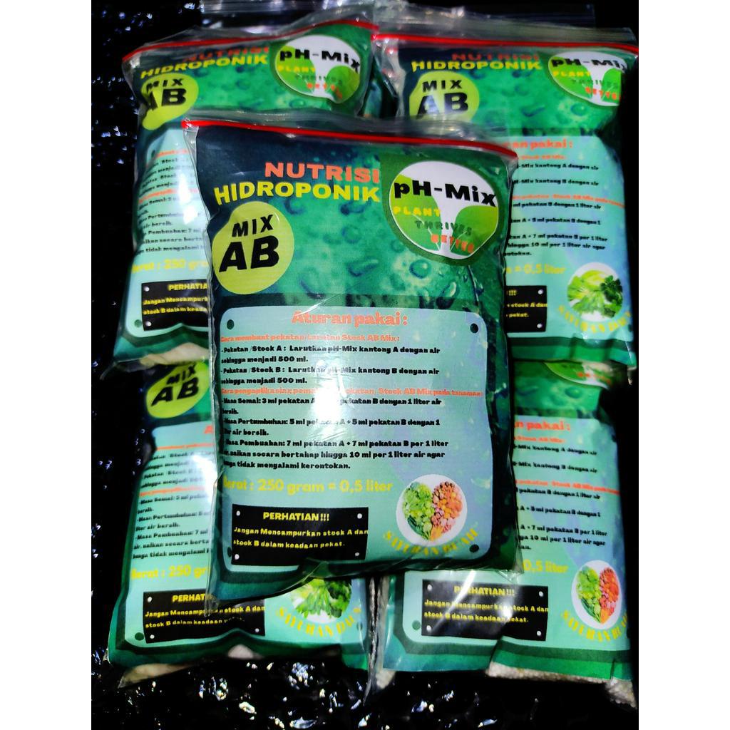 Pupuk Nutrisi Hidroponik - 250gram / 500ml ( untuk 100 liter air )