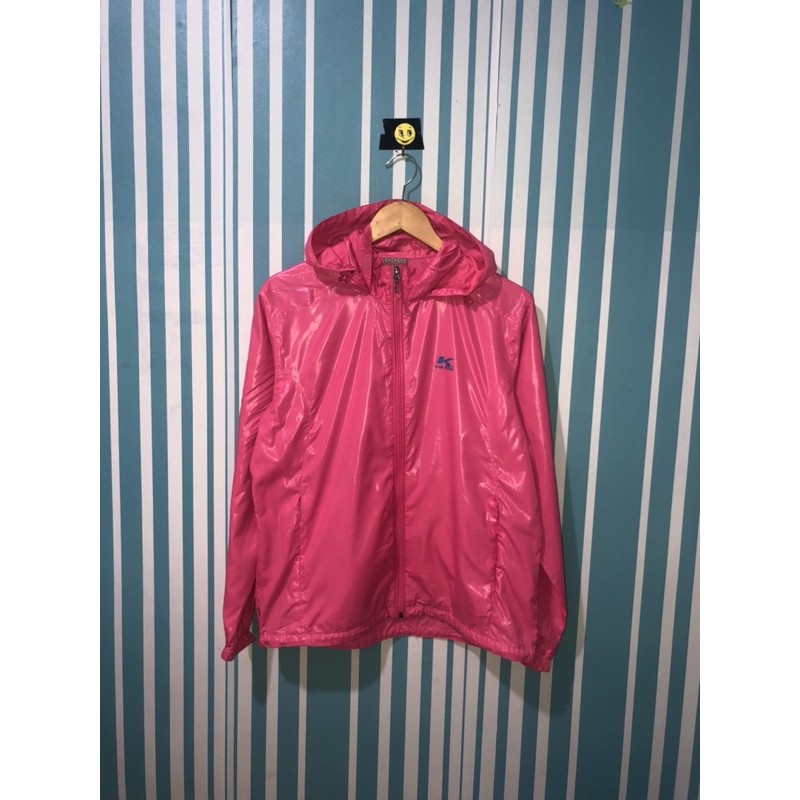 Kolping Jaket Parasut jaket olahraga jaket sepeda jaket running jaket thrift preloved second Pink