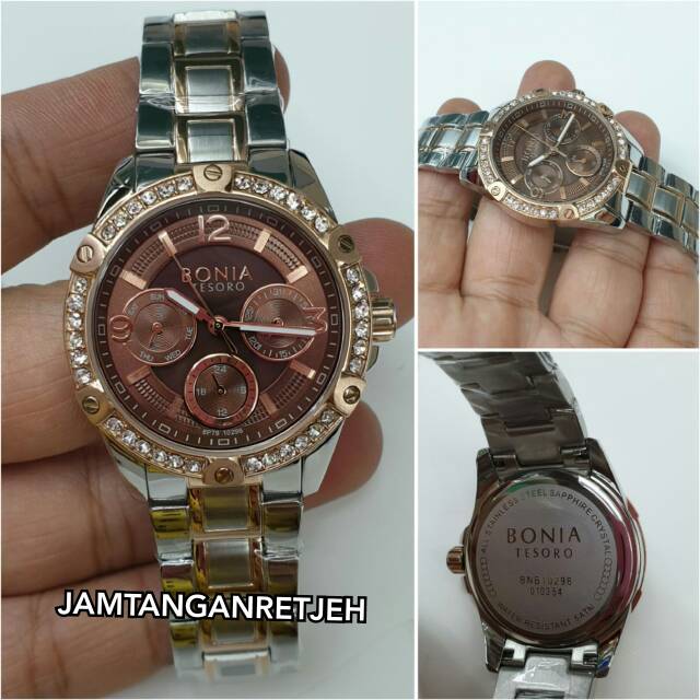 JAM TANGAN WANITA BONIA BATRE CHRONO KUALITAS ORIGINAL