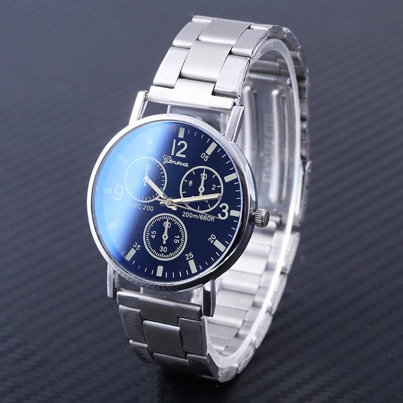 PA COD Jam Tangan Pria Wanita Sport  Rantai Geneva Stainless Steel Korea Fashion Grosir GN042