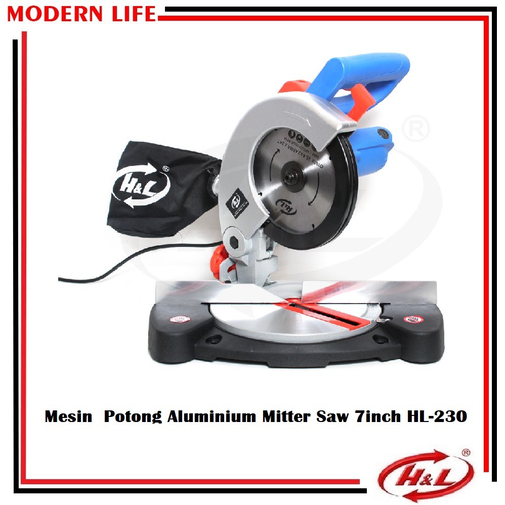 Mesin Potong Aluminium Dan Kayu / Mitter Saw 7inch HL230 / MS 7&quot; HL230